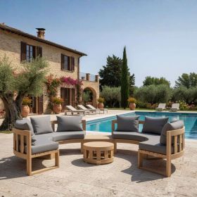 Set-811 Circular Modular Deep Seating