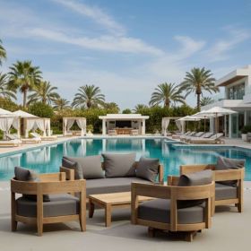 Set-173 5-Pc Coronado Deep Seating Set