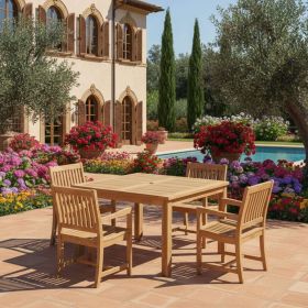 Windsor Rialto 5-Pc Square Dining Table Set