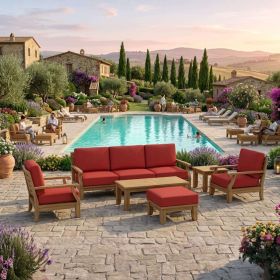 Set-65 Riviera Modular Deep Seating Set