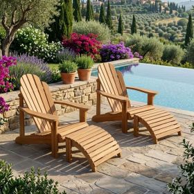 Newport Adirondack With Ottoman (Set-Ad-042)