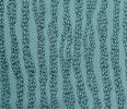 Back Loveseat Teak Chair - Pikake Twist Mineral Blue